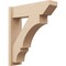 Ekena Millwork 8-in W x 28-in D x 32-in H Balboa Slat Rough Cedar Woodgrain TimberThane Outlooker, Primed Tan OUTUR080X28X32BOA24RCPR - alternate 1